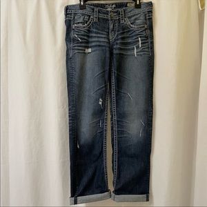 Silver Jeans Lola 30 x33 16.5 inch waist